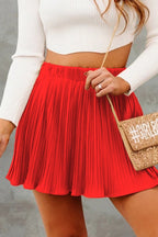 Vrouwen plissérok met een elegante hoge taille - veelzijdige stijl voor casual of formele gelegenheden
