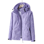 Vrouwenregenjas lichtgewicht waterafstotend windjack - ademend buitenjack voor actieve avonturen