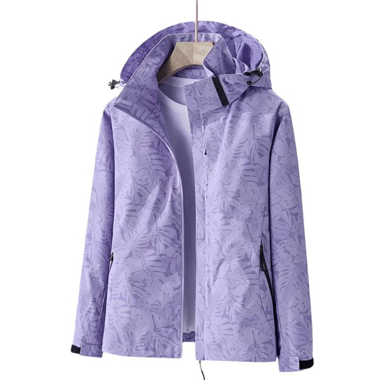 Vrouwenregenjas lichtgewicht waterafstotend windjack - ademend buitenjack voor actieve avonturen