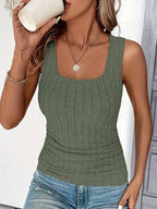 Dames ribbel mouwloos topje - veelzijdige zomerlooks voor casual outfits