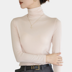 Dames hoge nek top - stijlvolle turtleneck
