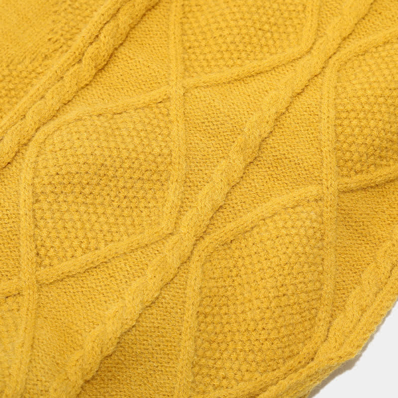 3-delige gebreide accessoireset - stijlvolle dames muts, sjaal en handschoenen - Bakkermode.nl