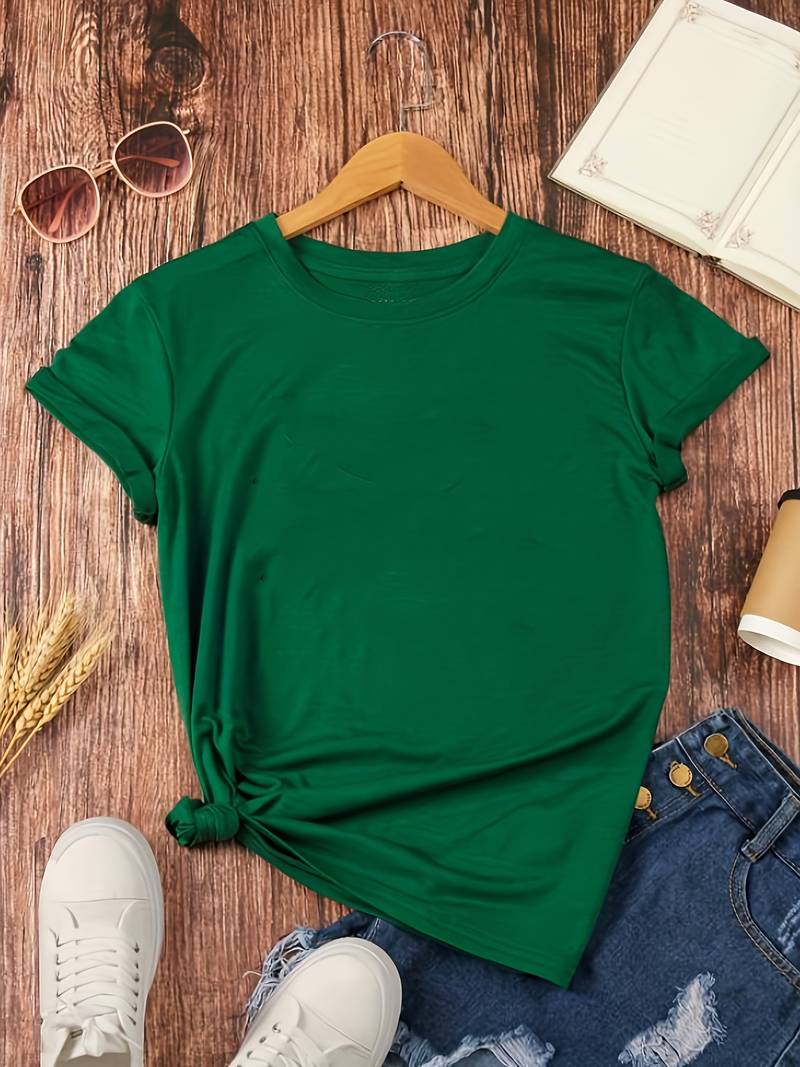 Dames t-shirt met relaxte pasvorm - zachte stof voor casual dagen