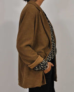 Dames geprinte blouse - button-up shirt