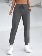 Dames joggingbroek zachte sportkleding met verstelbaar trekkoord - casual broeken voor elke dag