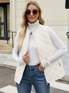 Gequilte gilet - stijlvolle mouwloze damesvest