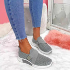 Dames slip-on sneakers - luchtige en lichtgewicht casual schoenen