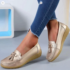 Dames casual loafers - comfortabele schoenen voor dagelijks gebruik - trendy instappers met zachte zool