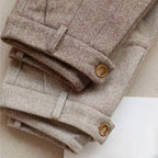 Op maat gemaakte broeken - elegant voor dames in een herringbone stijl