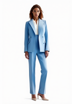 2-delige op maat gemaakte suit - elegante blazer en broek set voor vrouwen