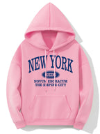 Hoodie met new york opdruk - gezellige dames sweatshirt