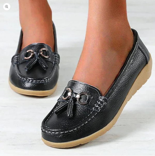 Dames casual loafers - comfortabele schoenen voor dagelijks gebruik - trendy instappers met zachte zool