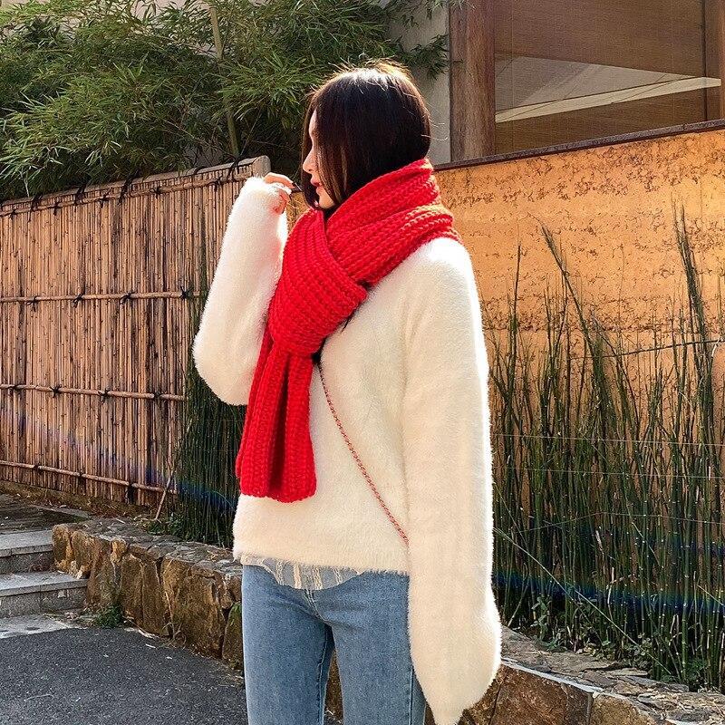 Chunky gebreide sjaal - winterse dames sjaal - Bakkermode.nl