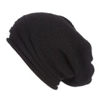 Gehaakte beanie muts - slouchy dames wintermuts