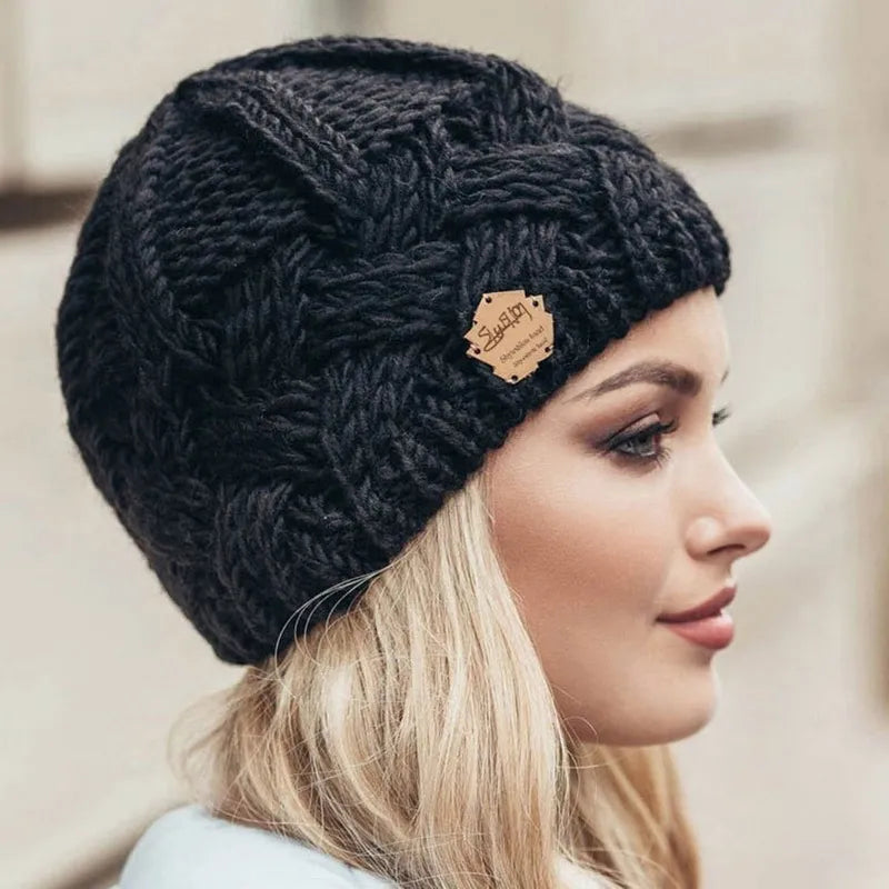 Gebreide beanie - stijlvol dames winterhoed