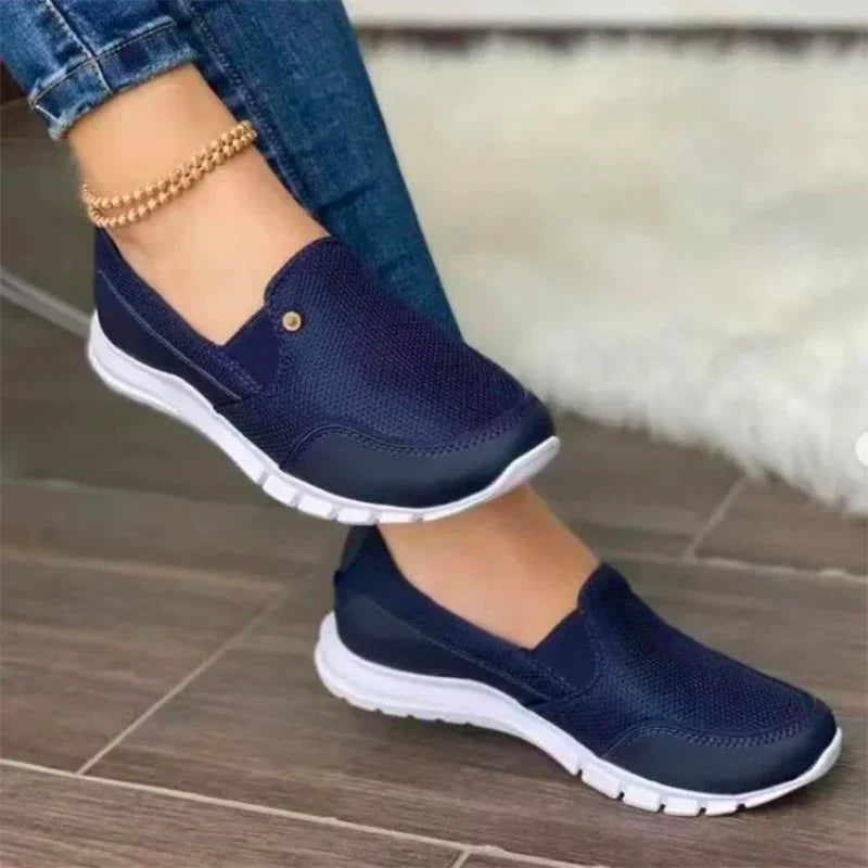 Dames slip-on sneakers – lichtgewicht fitness- en dansschoenen voor een casual everyday look