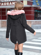 Stijlvolle winterjas voor dames - warm met bontkraag - Bakkermode.nl