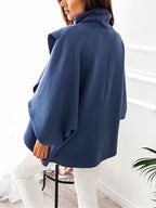Batwing poncho - trendy oversized sweater voor dames