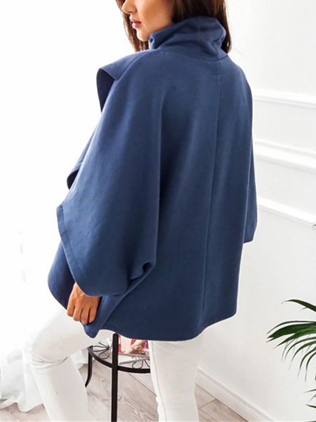 Batwing poncho - trendy oversized sweater voor dames