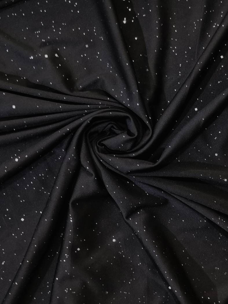 Dames zwarte glinsterende flared broeken - stijlvol en trendy