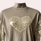 2-delige khaki loungewear set - modieuze dames set