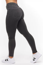 Slim fit jeans - hoge taille dames denimbroeken