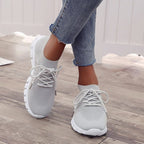 Dames sneakers - lichtgewicht ademende schoenen met flexibele zool - Bakkermode.nl