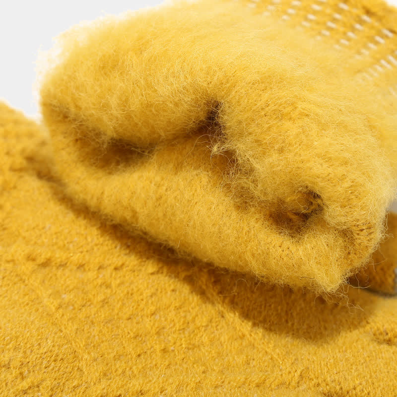 3-delige gebreide accessoireset - stijlvolle dames muts, sjaal en handschoenen - Bakkermode.nl