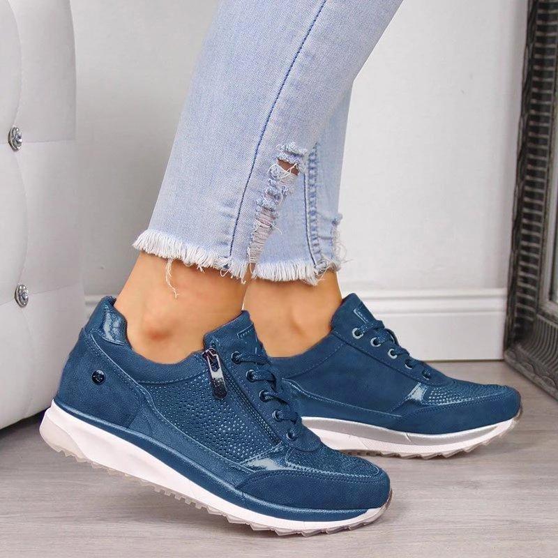 Dames casual sneakers - stijlvolle lichte sportschoenen
