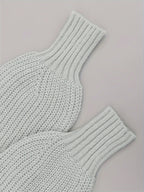 Gebreide cardigan - vrouwelijke chunky knit button-up sweater