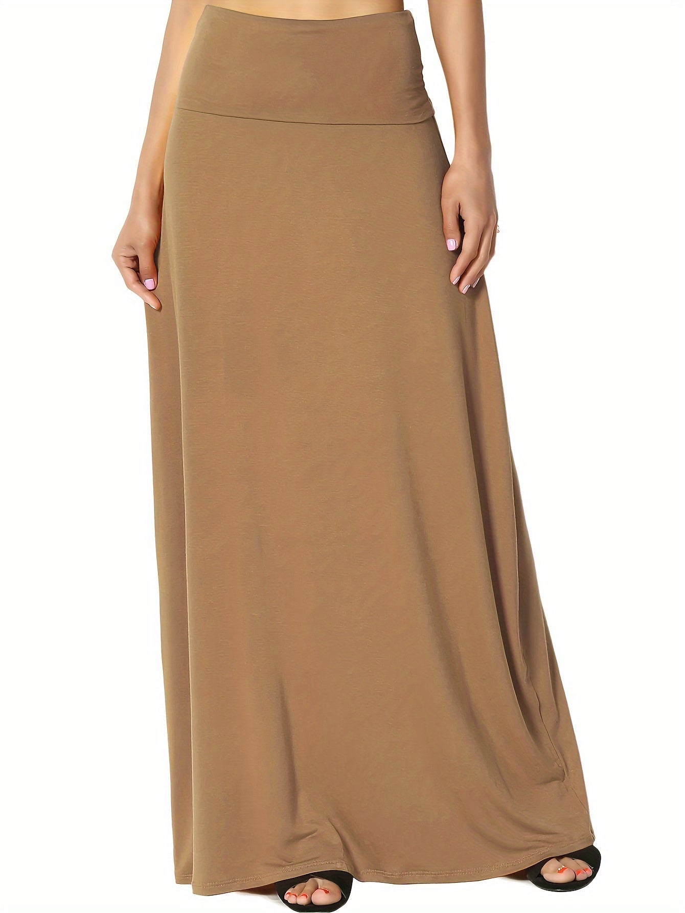 Maxi rok - verfijnde hoge taille dames rok