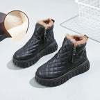 Gequilte enkelboots - warme winterfootwear voor dames