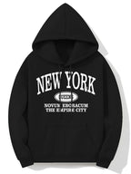 Hoodie met new york opdruk - gezellige dames sweatshirt