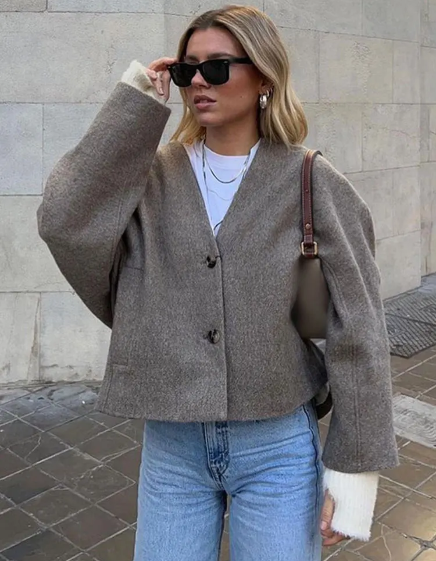 Dames casual oversized cardigan - luchtige knitwear voor dagelijks gebruik