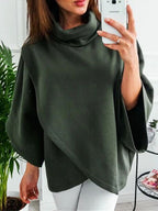Batwing poncho - trendy oversized sweater voor dames