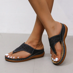Dames flip-flops met voetsteun - trendy orthopedische sandalen voor elke dag
