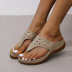 Dames flip-flops met voetsteun - trendy orthopedische sandalen voor elke dag