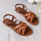 Dames platte strappy sandalen - chique zomerfootwear
