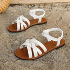 Dames platte strappy sandalen - chique zomerfootwear