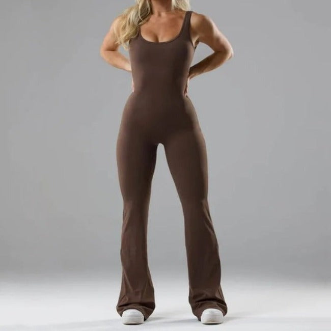 Dames jumpsuit - stijlvolle rugloze ontwerp voor elegantie en gezelligheid