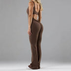 Dames jumpsuit - stijlvolle rugloze ontwerp voor elegantie en gezelligheid