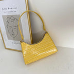 Crocodillenhuid handtas - elegante schoudertas voor dames