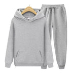 2-delige trainingsoutfit - trendy zwarte hoodie en joggingset voor dames