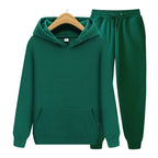 2-delige trainingsoutfit - trendy zwarte hoodie en joggingset voor dames