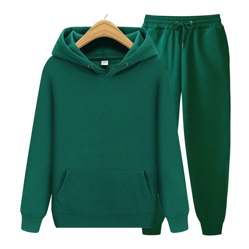 2-delige trainingsoutfit - trendy zwarte hoodie en joggingset voor dames