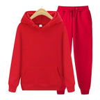 2-delige trainingsoutfit - trendy zwarte hoodie en joggingset voor dames