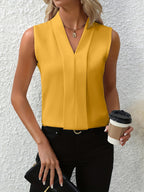 Mouwloze zomertop - elegante blouse voor elke gelegenheid