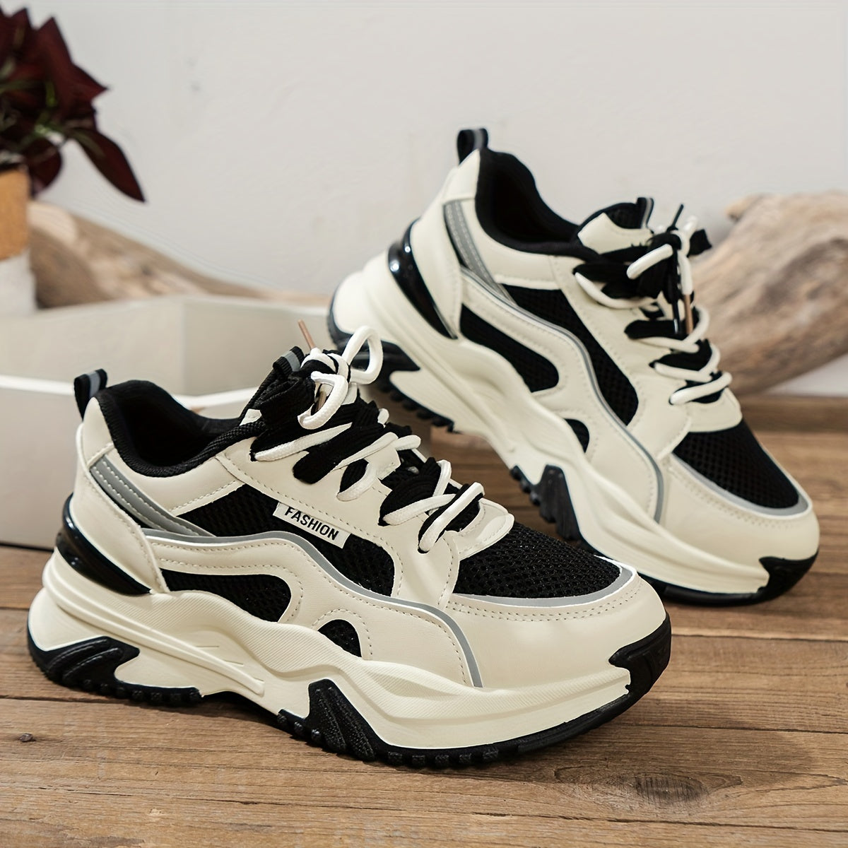 Chunky sneakers - trendy dames sportschoenen met hoge grip zool