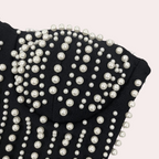 Zwarte strapless jurk - verbluffende avondmode voor dames