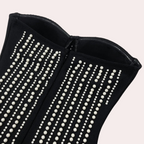 Zwarte strapless jurk - verbluffende avondmode voor dames